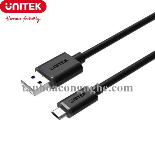 Unitek 29458 Y-C4007BK 2.0 0.3M + 0.2M Cáp Usb sang Micro USB ( 5 Sợi) 30029458